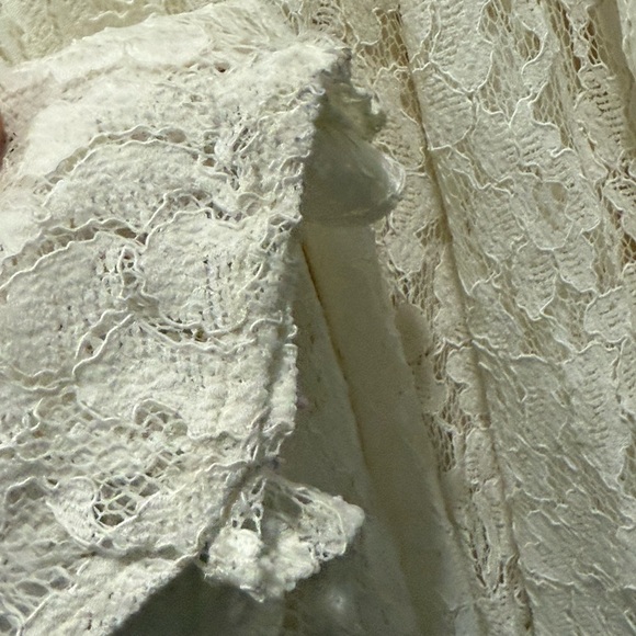 NWT Reformation Hestia Dress Ivory Wedding Dress Size8 - Picture 9 of 13